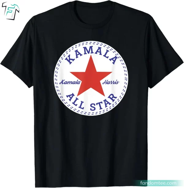 Kamala Harris All Star Funny Best Harris 2024 T Shirt