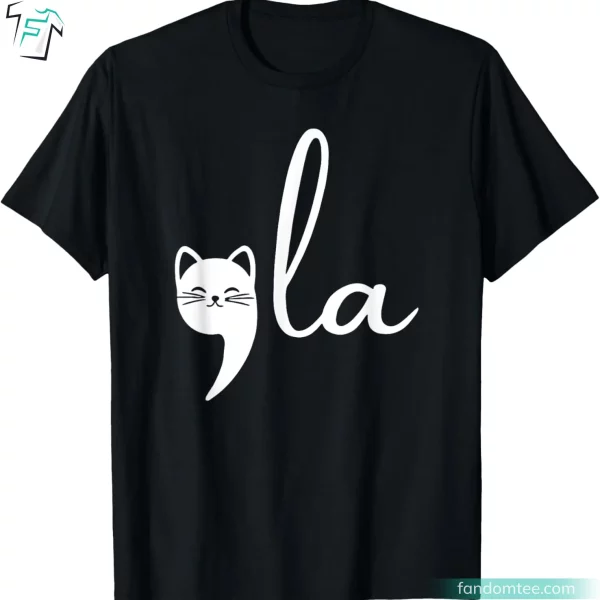 Kamala Harris Comma La Funny Childless Cat Lady TShirt