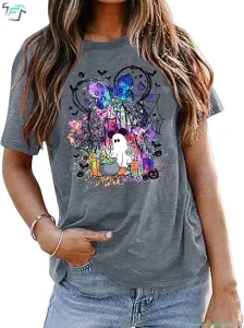 Magic Kingdom Shirt Women Funny Halloween Magic Castle T Shirt Spooky Season 3