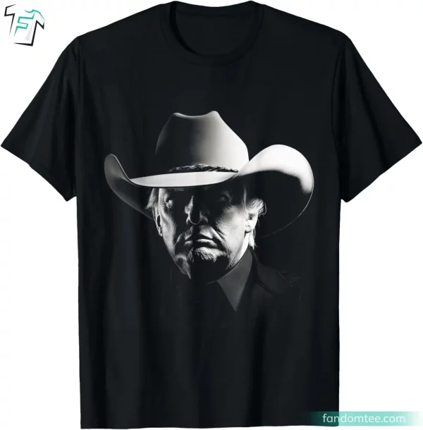 President Trump Head Cowboy Donald Trump 2024 Shirts for Patriotic