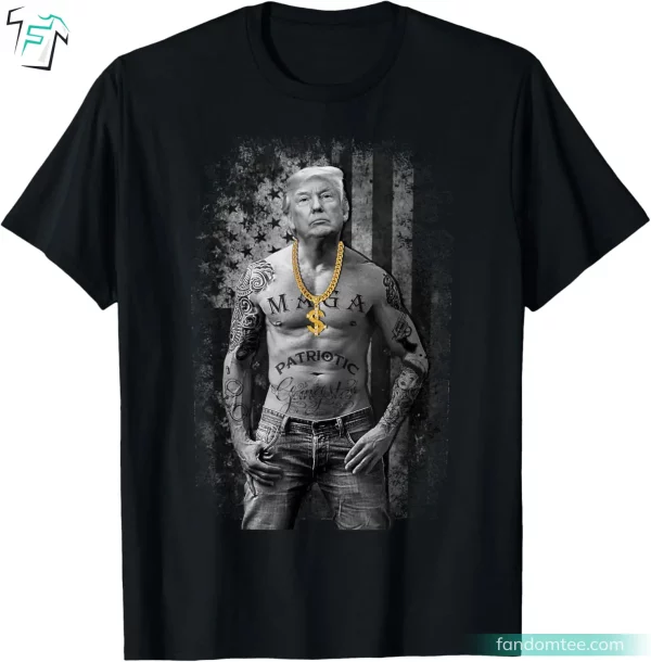 Pro Trump Gangster Vintage Donald Trump Funny T Shirt For Patriotic