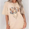 Retro Let's Go Ghouls Shirt Funny Cute Groovy Ghost Boo Tee