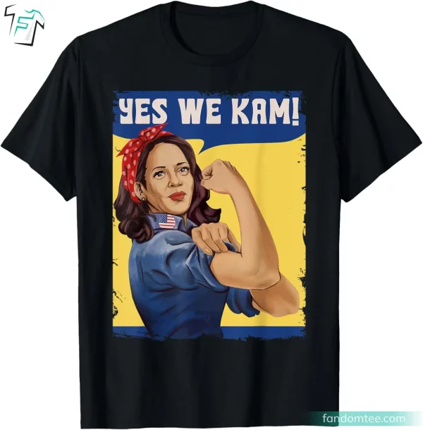 Retro Yes We Kam President Kamala Harris Shirt