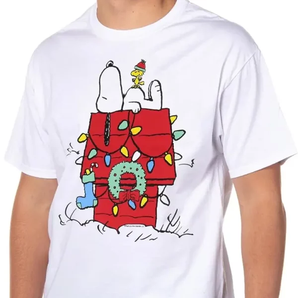 Snoopy Christmas T Shirt Funny Woodstock Wishful Thinking Christmas Xmas Holiday