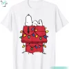 Snoopy Doghouse Christmas Lights Funny Peanuts Shirts