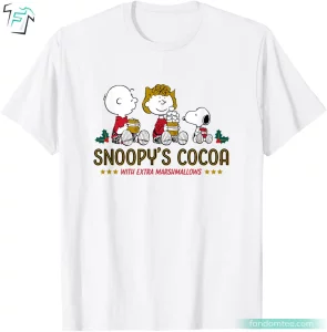 Snoopy's Cocoa Funny Peanuts Christmas Snoopy T Shirt