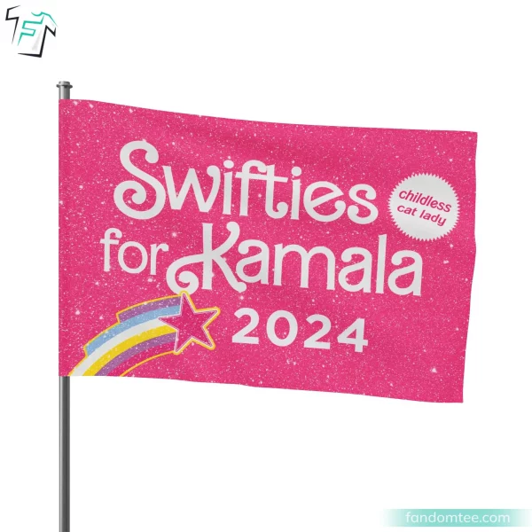 Swifties For Kamala Harris Flag For Demorats Supporter