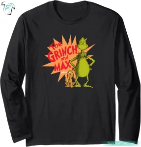 The Grinch And Max Funny Christmas Grinch Shirts Men