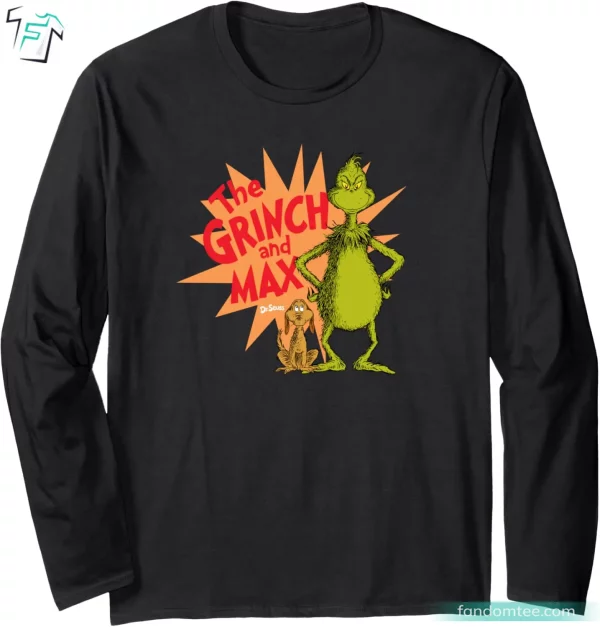 The Grinch And Max Funny Christmas Grinch Shirts Men