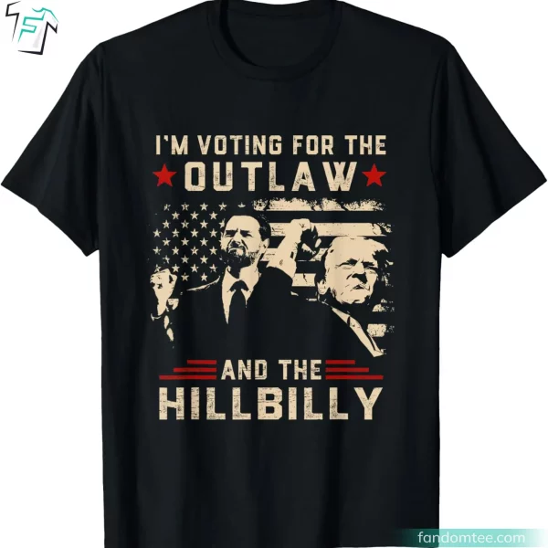 Trump 2024 Flag Outlaw Hillbilly Vintage Trump Vance 2024 Shirts