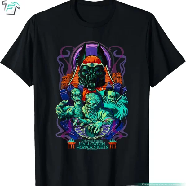 Unversal Halloween Horror Nights T Shirt Scary Monsters The Mummy Tee