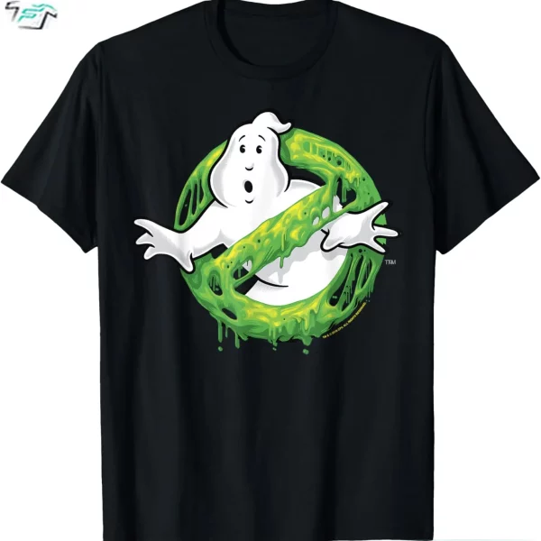 Vintage Ghostbusters Shirt Classic Slime Ghosts Logo Graphic Tee