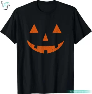 Vintage Jack o Lantern Funny Pumpkin Face T Shirt