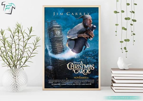 A Christmas Carol 2009 Movie Poster Christmas Wall Decoration