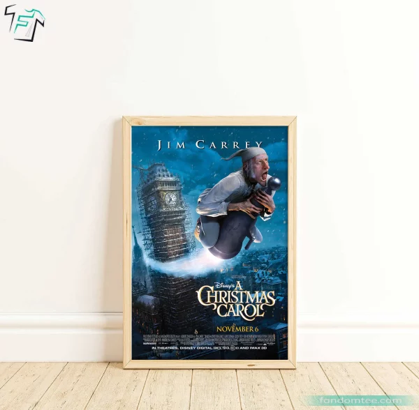 A Christmas Carol 2009 Movie Poster Christmas Wall Decoration