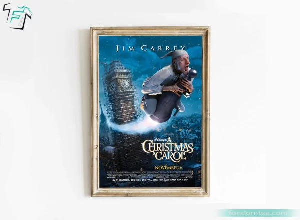 A Christmas Carol 2009 Movie Poster Christmas Wall Decoration