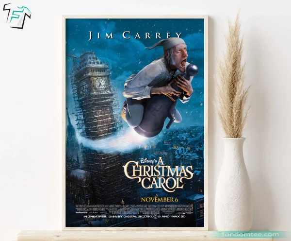 A Christmas Carol 2009 Movie Poster Christmas Wall Decoration