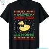 A Lovely Cheese Pizza Just For Me Funny Home Alone T Shirt