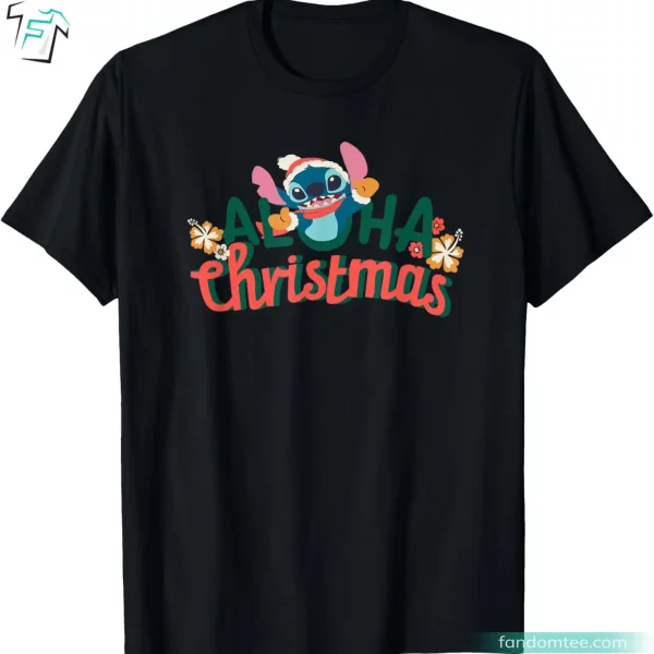 Aloha Christmas Smiling Stitch Christmas Sweater