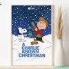 Charlie Brwon Christmas Movie Poster Funny Christmas Gifts For Dad