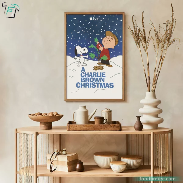 Charlie Brown Christmas Movie Poster Funny Christmas Gifts For Dad