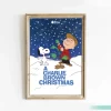 Charlie Brwon Christmas Movie Poster Funny Christmas Gifts For Dad 4