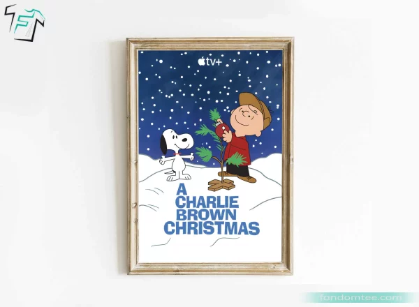 Charlie Brown Christmas Movie Poster Funny Christmas Gifts For Dad