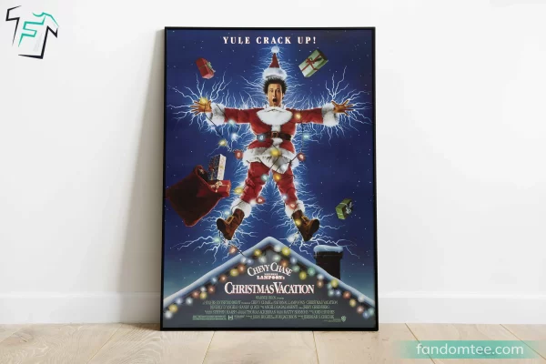 Christmas Vacation Movie Poster Vintage Christmas Wall Art Decor