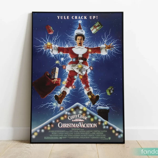 Christmas Vacation Movie Poster Vintage Christmas Wall Art Decor