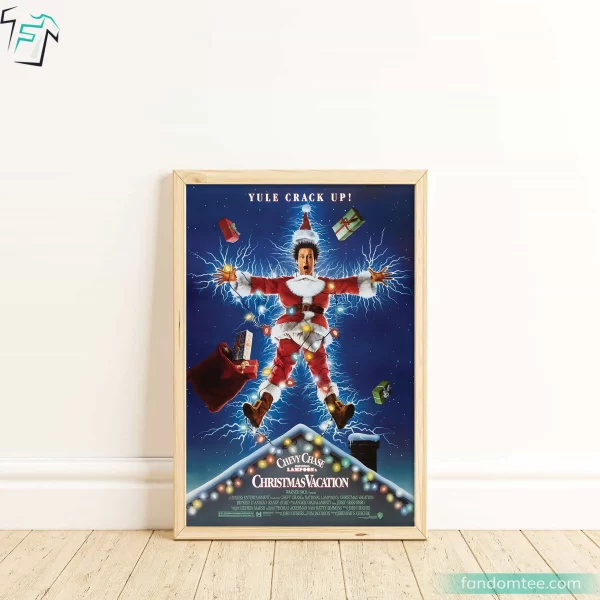 Christmas Vacation Movie Poster Vintage Christmas Wall Art Decor