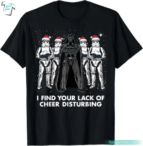 Darth Vader Trooper Lack Cheer Graphic Christmas Star Wars Shirts