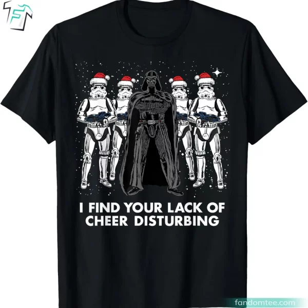 Darth Vader Trooper Lack Cheer Graphic Christmas Star Wars Shirts