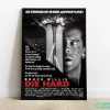 Die Hard Poster Classic Movie Retro Christmas Wall Art