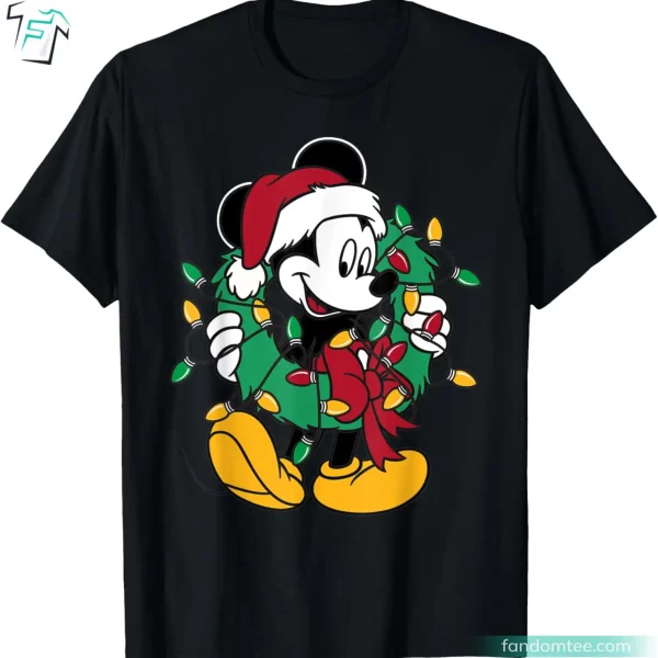 Disney Mickey Mouse Christmas Lights Funny Mickey Christmas Sweater