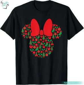 Disney Minnie Mouse Icon Red and Green Minnie Christmas Sweater