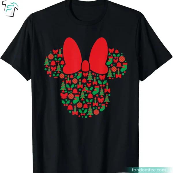 Disney Minnie Mouse Icon Red and Green Minnie Christmas Sweater