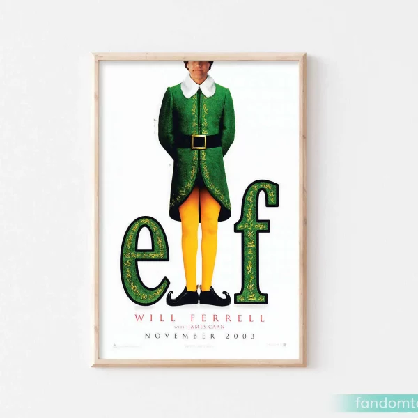 Elf Movie Poster High Quality Christmas Wall Art Decor