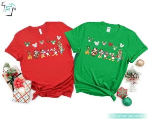 Family Vacation Cruise and Friends Funny Christmas Disney Family Shirts