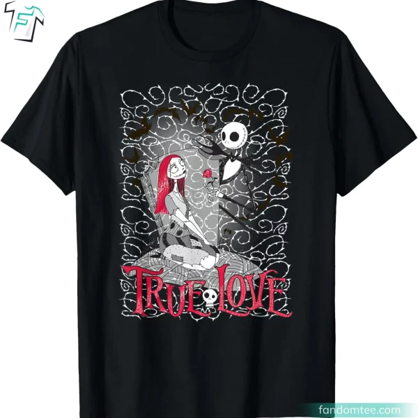 Funny True Love Jack Skellington And Sally Shirts