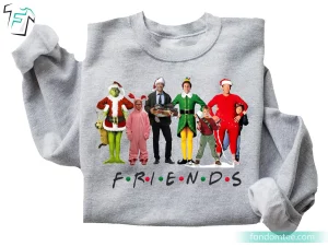 Funny Xmas Movies Friends Christmas Sweater