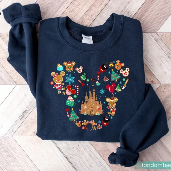 Gingerbread Mickey Christmas Disney World Sweatshirt