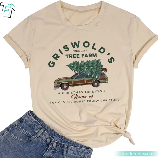 Griswold’s Tree Farm 1989 Funny Christmas Vacation Movie Shirts