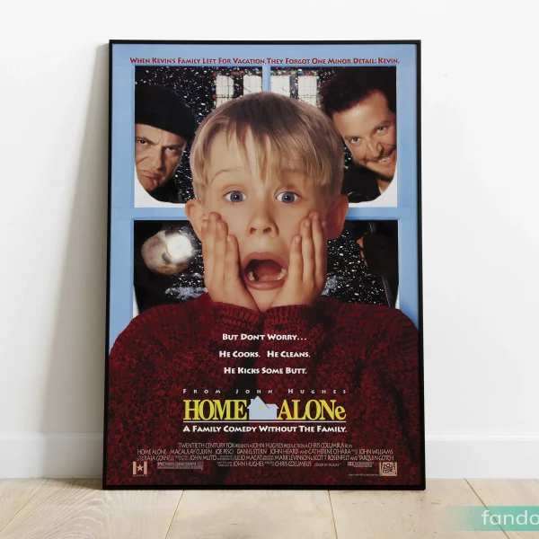 Home Alone Movie Poster Funny Christmas Gifts For Dad