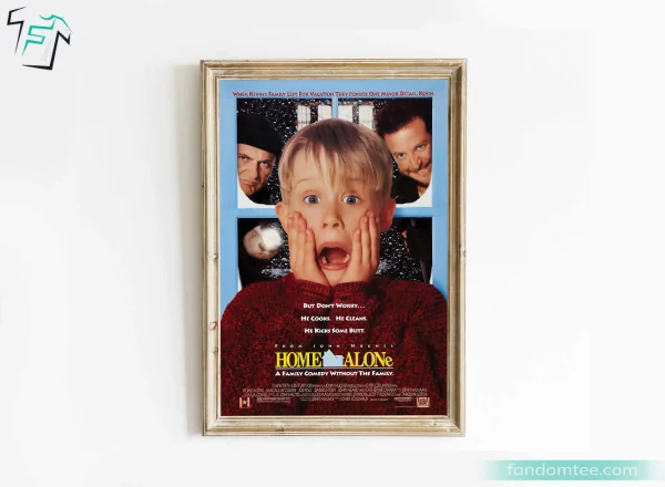 Home Alone Movie Poster Funny Christmas Gifts For Dad