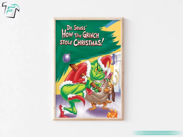 How The Grinch Stole Christmas Movie Poster Wall Art For Christmas