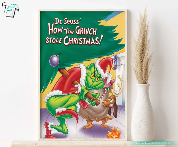 How The Grinch Stole Christmas Movie Poster Wall Art For Christmas