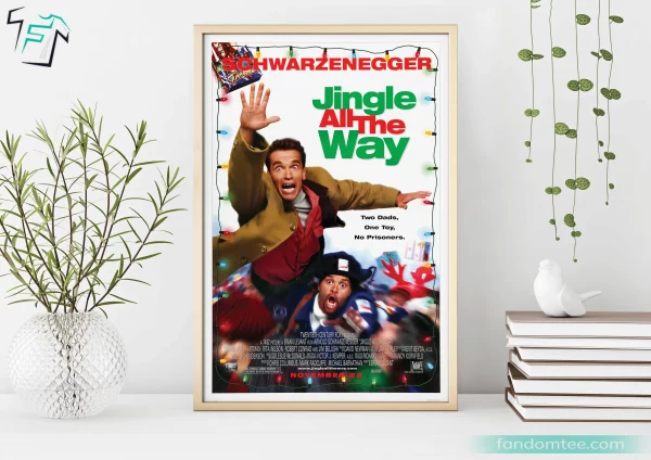 Jingle All The Way Movie Poster Christmas Wall Decorations