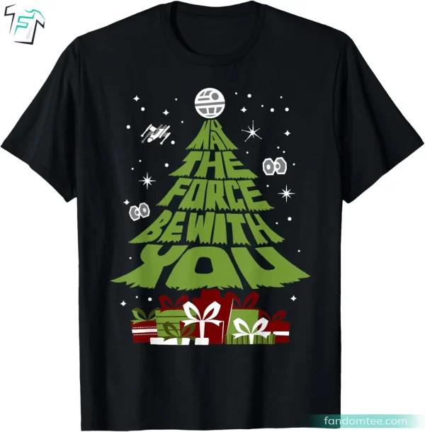 May The Force Be With You Christmas Tree Shirts