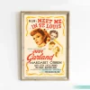 Meet Me In St Louis Movie Poster Vintage Christmas wall Decor 3