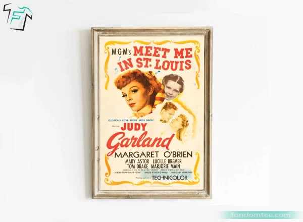 Meet Me In St Louis Movie Poster Vintage Christmas wall Decor